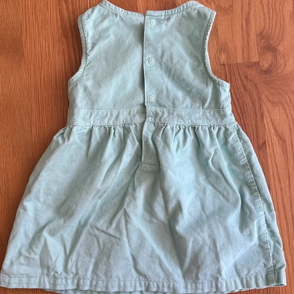18M Carter's Mint Corduroy Dress